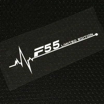 f55 Автомобильный Стайлинг для MINI Cooper r50 r53 r56 r57 r58 r60 f56 f60 r61 f60 f54 f55 боковое окно багажник накдлейка, стикер на багажник аксессуары - Название цвета: f55