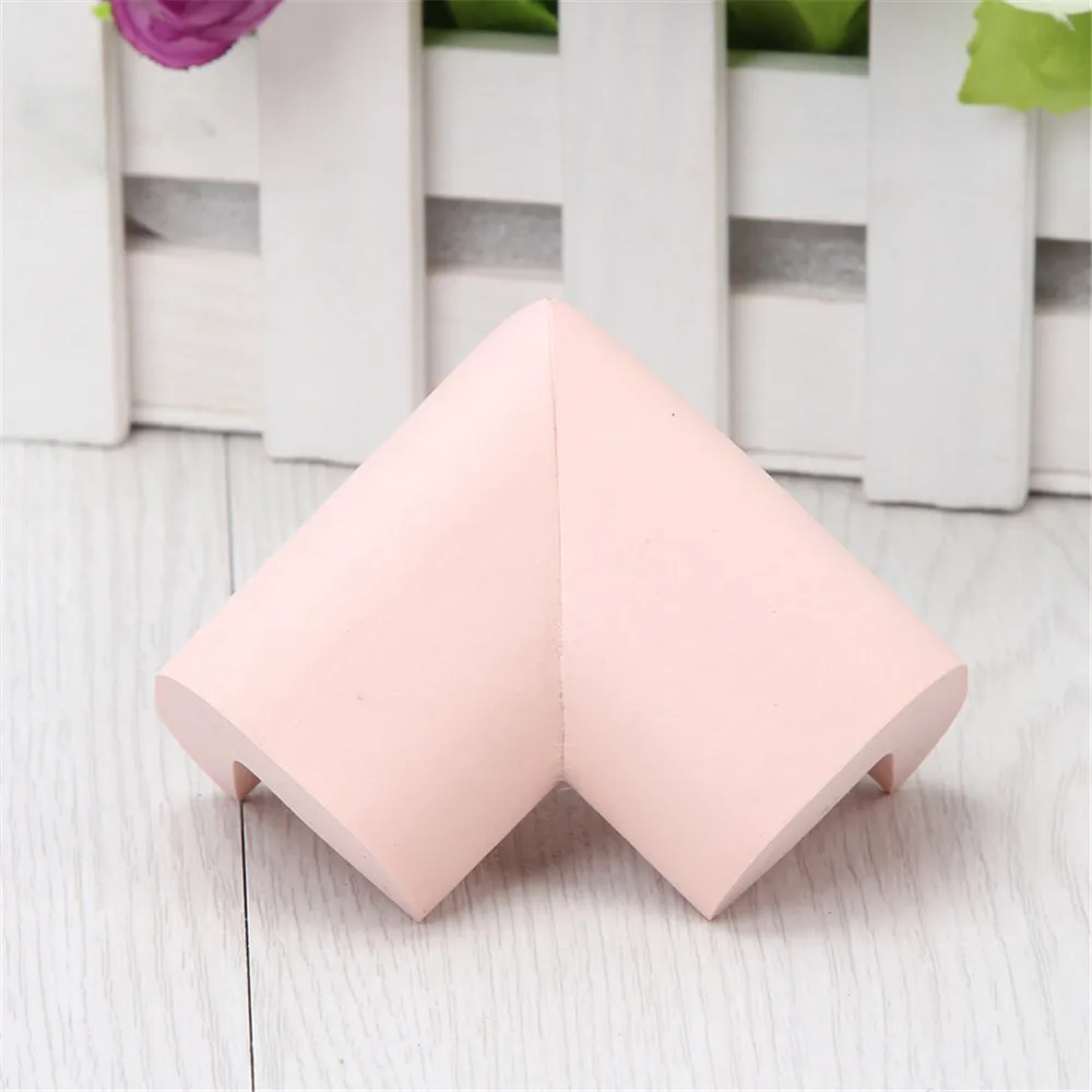Pink 6 шт./партия, мягкая защита для детей, Угловой протектор, стол, защитная накладка на угол стола, детский безопасный уголок для ребенка, защита для детей - Цвет: Pink