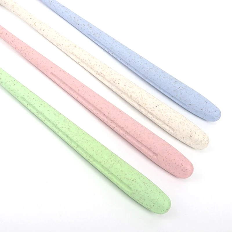 4 шт креативные взрослые мягкие Зубная щётка Портативный Пшеничная солома для