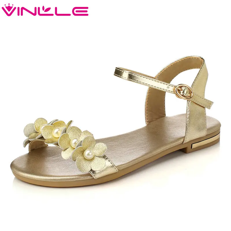 Женские свадебные босоножки VINLLE из натуральной кожи на низком квадратном