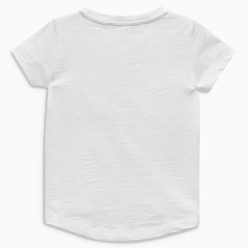 Новый дизайн футболки с рисунками для маленьких мальчиков аппликацией в виде