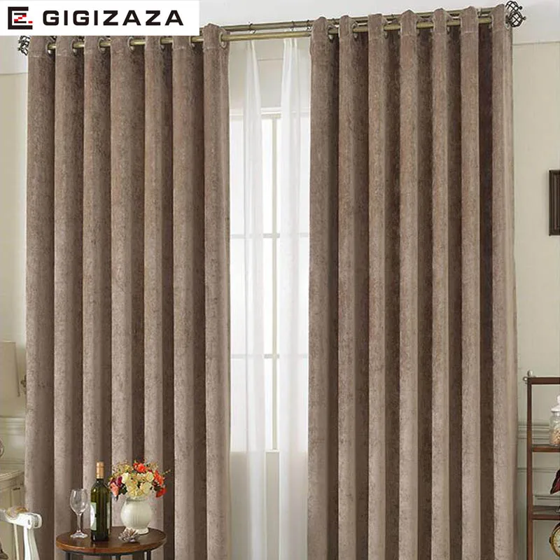 Снежная леди занавес для окна серый цвет высокая черная синель ткань жалюзи