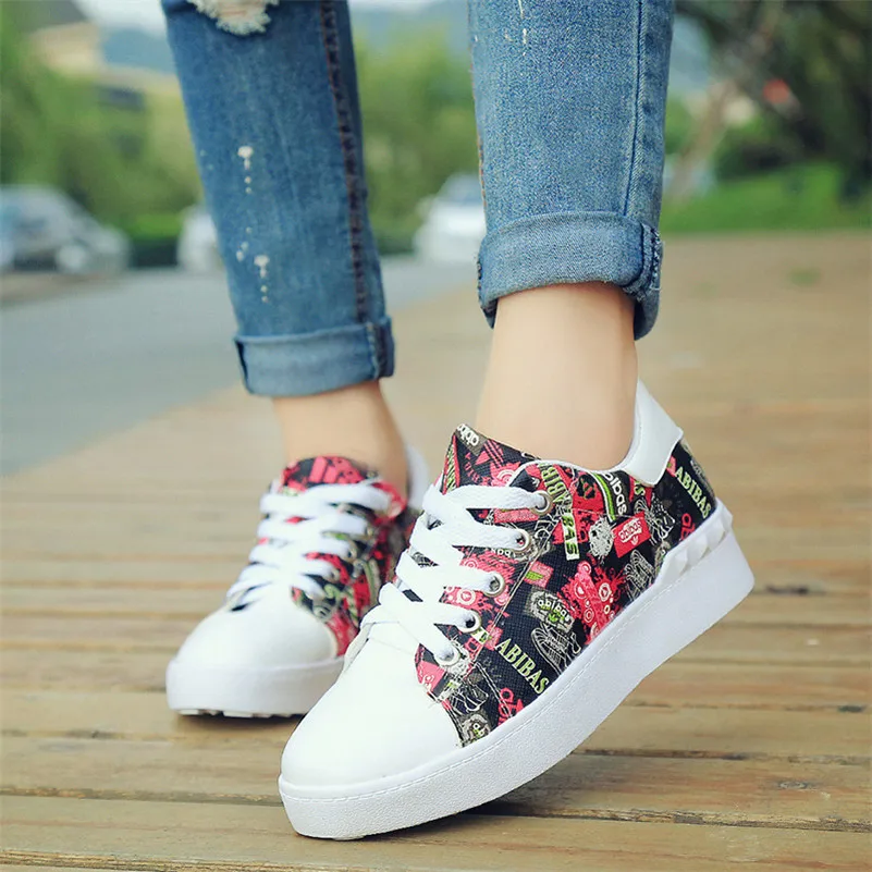 Новые 2017 Моды Квартир Женщин Кроссовки Дышащий Спорт Женщина Обувь Повседневная