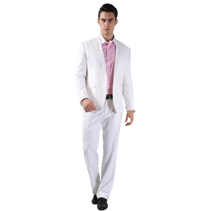 Комплект из 2 предметов (пиджак + брюки) однобортный смокинг свадебные костюмы