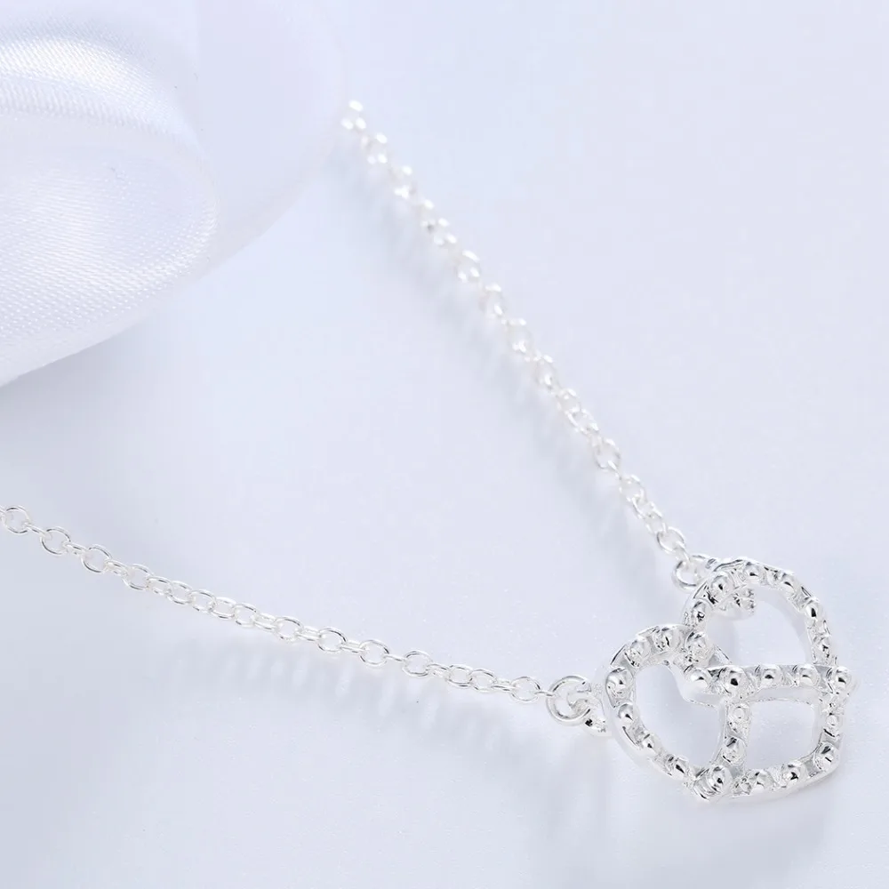 Todorova Chic Simple Pretzel Necklaces &amp Pendants Vintage Love Heart Christmas Gifts for Women Girlfriend | Украшения и