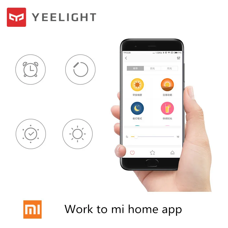 Оригинальный xiaomi YEELIGHT потолочный Pro 650 мм RBBW Красочная Работа с mi home app и Amazon ECHO Google