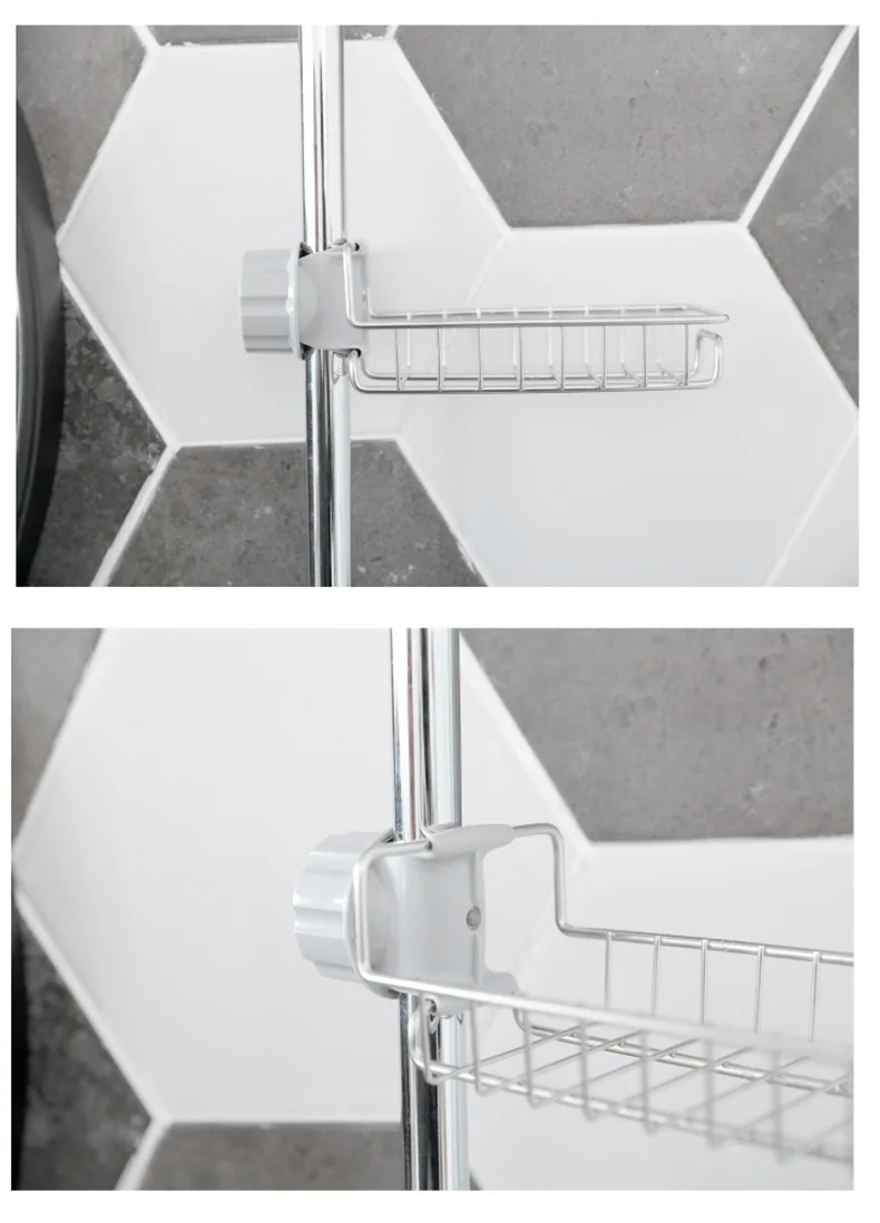New Stainless Steel Faucet Rack Sink Drain Household Dish Cloth Sponge Storage Pool Storage Rack Finishing Rack Kitchen Supplies