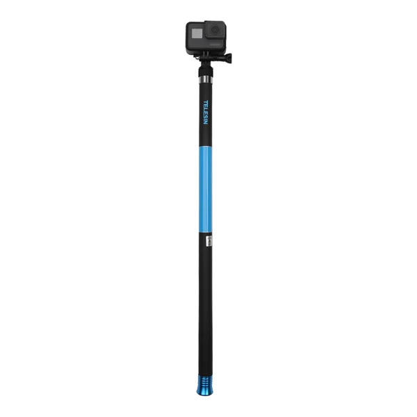 Option 1 TELESIN 10" Селфи-палка для телефона android GoPro Hero Xiaomi YI 4K SJCAM EKEN выдвижной ручной монопод из углеродного волокна - Цвет: Option 1