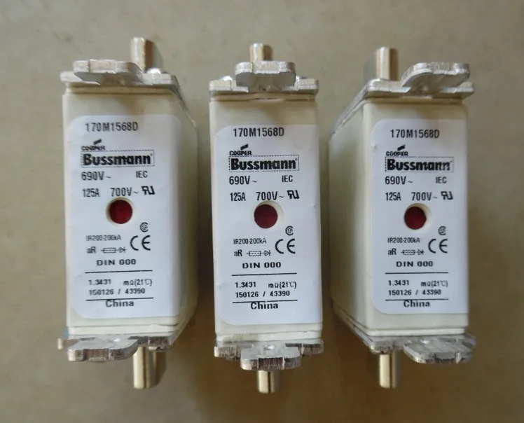 Предохранители: 170M1568D 125A 690V / 170M1569D 160A 170M1570 200A aR | Автомобили и мотоциклы