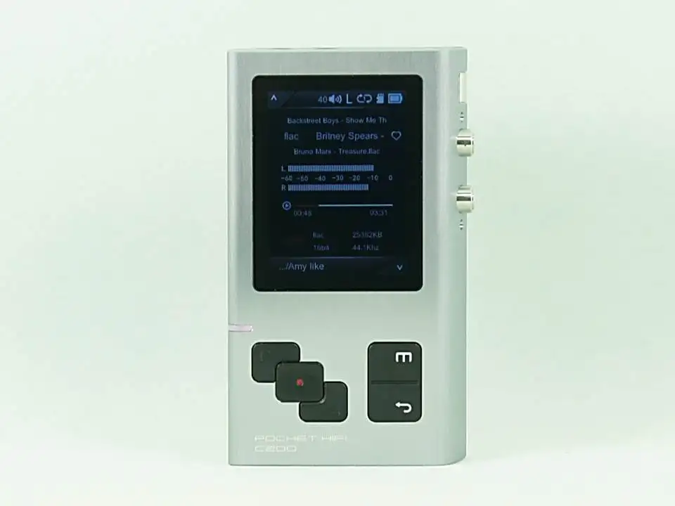 Colorfly C200 ES9018 32 бит/192 кГц DSD декодирование HiFi портативный музыкальный плеер без