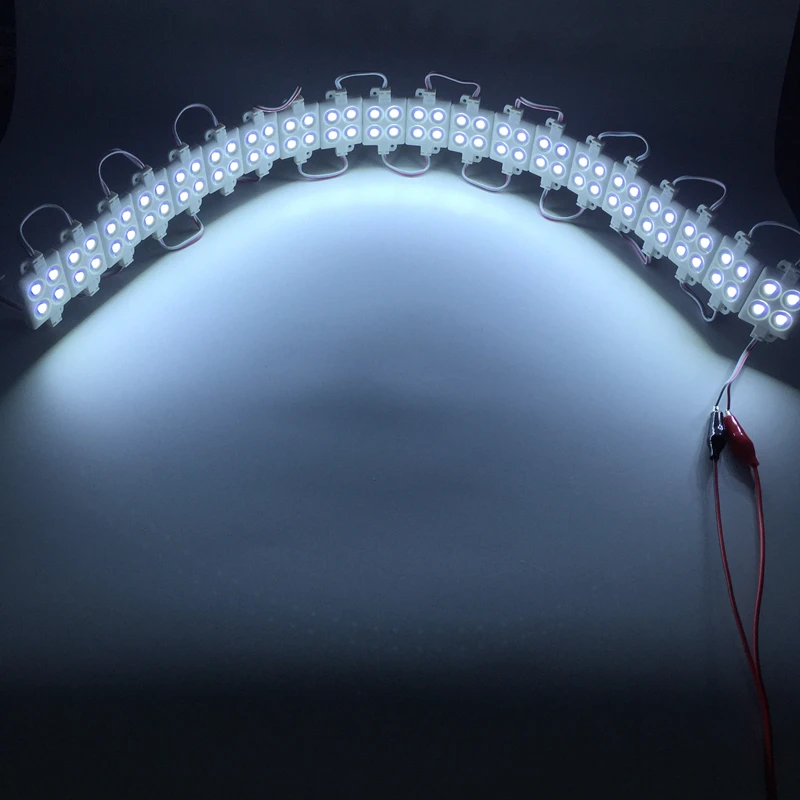 20 шт./лот светодиодный модуль 5050 smd 4 Led 12V 0 96 W водонепроницаемый IP66 для знака и