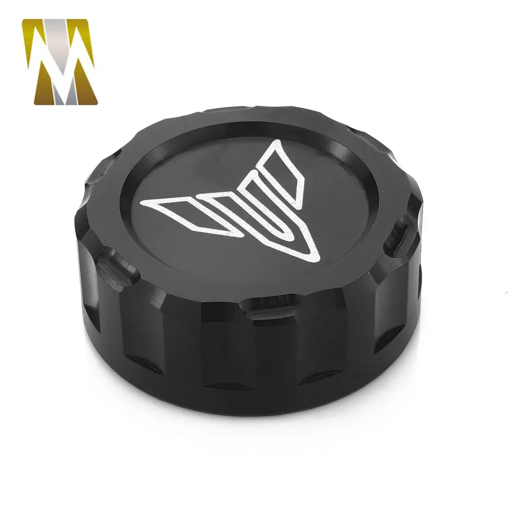 Черный Для Yamaha MT07 MT-07 MT 07 MT09 MT-09 YZF R3 R25 Аксессуары для мотоциклов сзади Тормозная жидкость Reservior крышка - Цвет: Черный