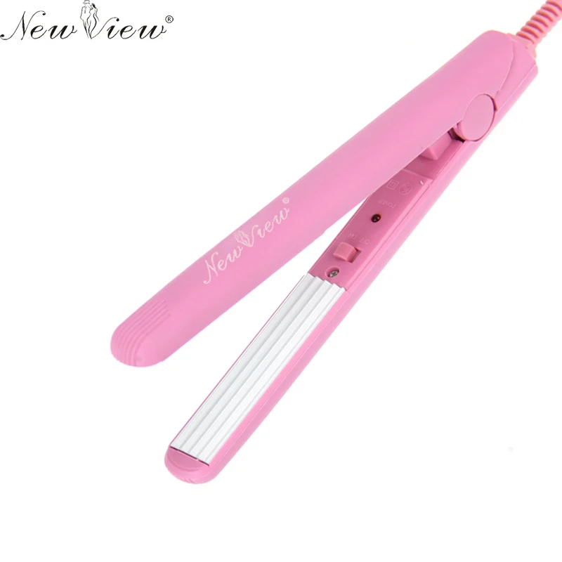 NewView мини выпрямитель для волос Утюг розовый керамика электронный chapinha nano титан