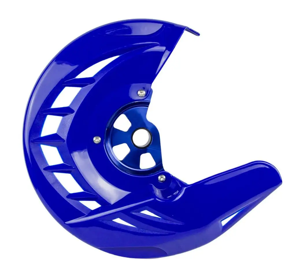 Синий Передний тормозной диск Защитная крышка для Yamaha YZ WR YZF WRF 125 250 450 YZ125 YZ250 YZ125X YZ250X YZ250F YZ450F WR250F WR450F 06 - Цвет: Синий