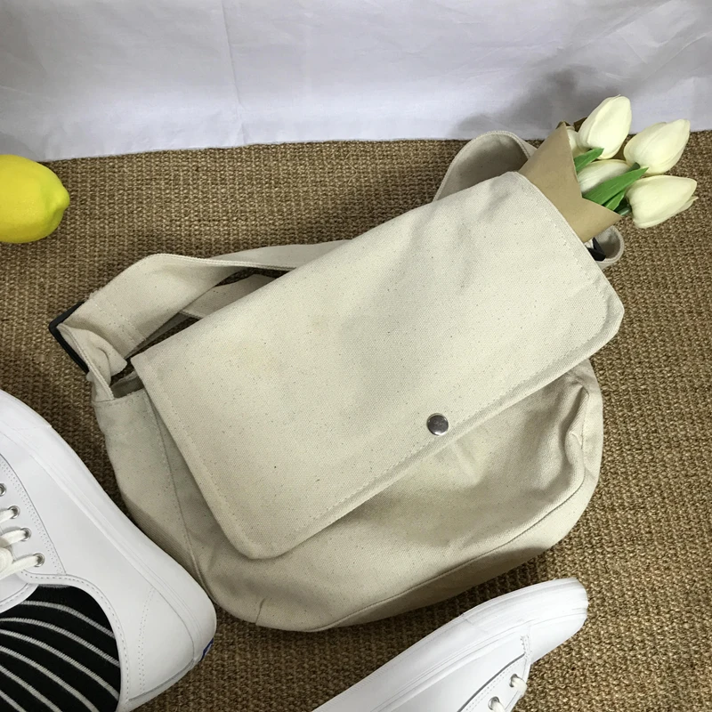 Youda простой литературный ретро холст сумки на плечо большой емкости Студенческая