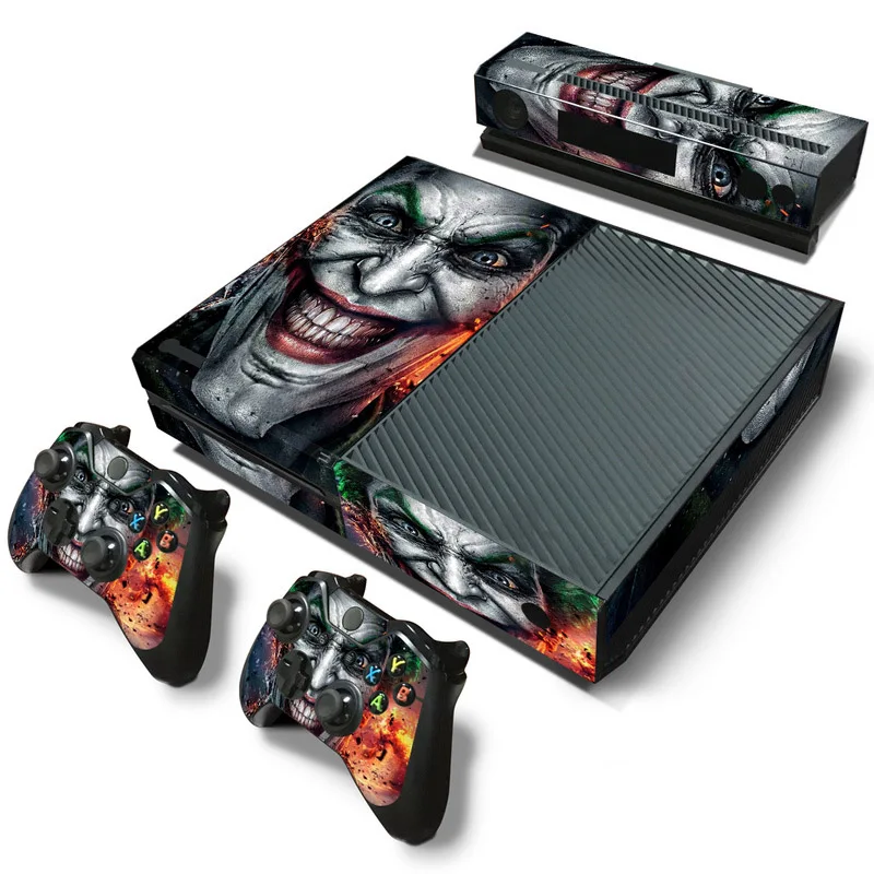 Joker Виниловая наклейка для microsoft Xbox One консоль с 2 контроллерами наклейка для Xboxone геймпад джойстик аксессуары - Цвет: 2