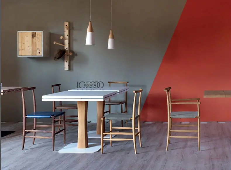 LukLoy современные светильники подвесной светильник из натурального дерева