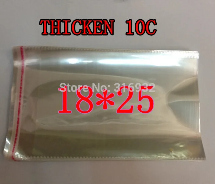 

Утолщенные прозрачный из целлофана с застежкой/BOPP/Полиэтиленовые пакеты 18*25 см, Прозрачные полиэтиленовые пакеты, пластиковые пакеты, само...