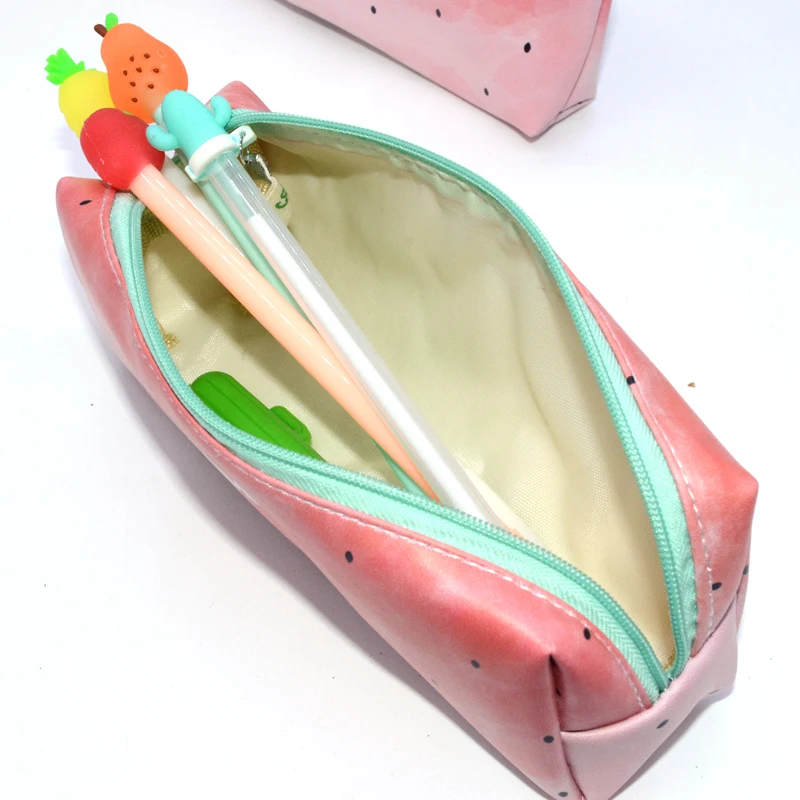 Чехол для карандашей с фруктами, карандаш Kawaii Pennen Etui, рулон Pennenzak, Trousse Scolaire, Летний милый Piornik, школьный Pensil, ананас