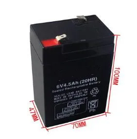 Бесплатная доставка свинцово кислотная аккумуляторная батарея 6 в 4 5 Ач для