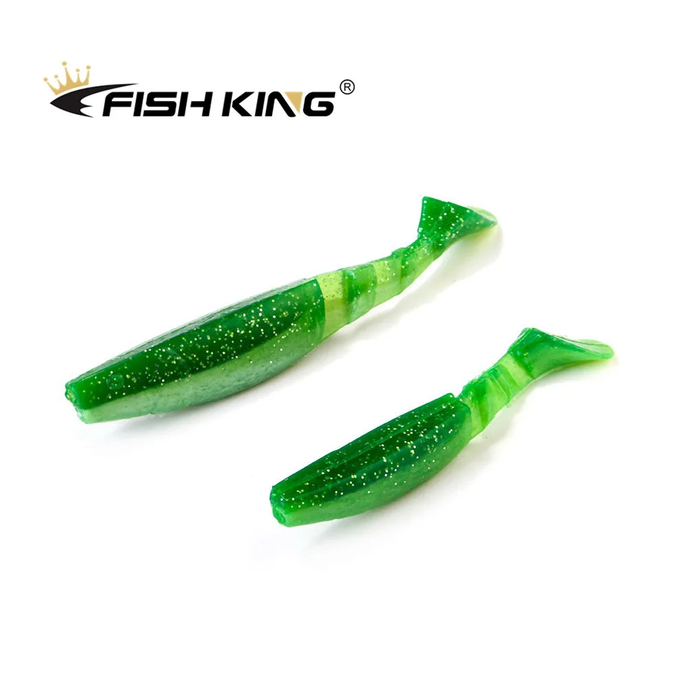 Рыболовные приманки FISH KING 80 мм 100 воблеры Карп мягкие для рыбалки силиконовые