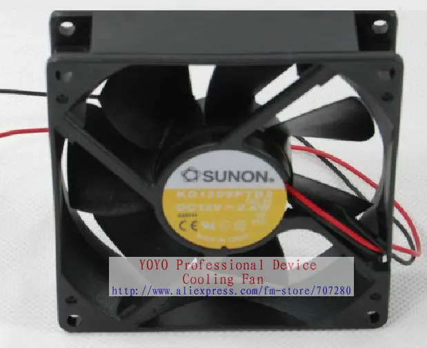 Новый оригинальный вентилятор для компьютера SUNON 92*92*25 мм KD1209PTB2 12 В 2 Вт 9 см|cooling