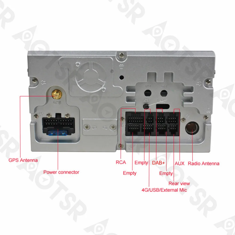 Автомобильный GPS навигатор Aotsr Android 8 0 автомобильный радиоприемник DVD плеер