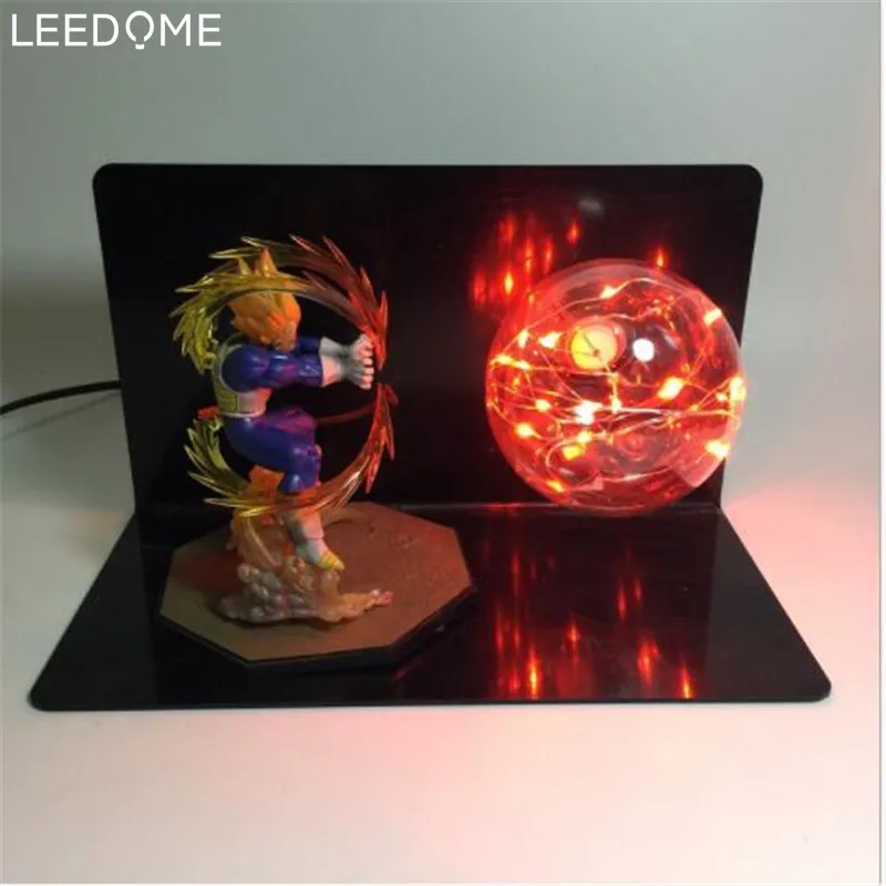 Leedome фигурка DBZ Dragon Ball лампа AC90-260V E27 Сон Гоку ночник для мальчика ребенка Декор
