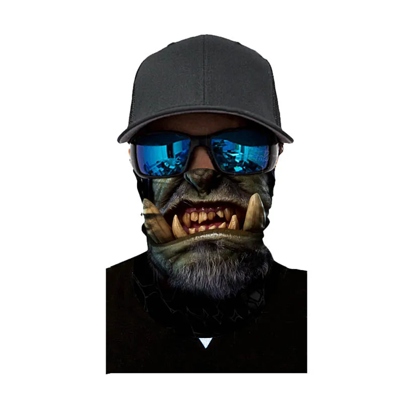 Нейтральный наружный головной платок Ветрозащитная маска для лица