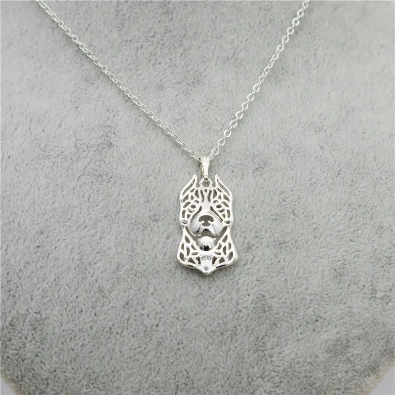 LPHZQH модное милое ожерелье американский питбул собака кулон женский трендовый