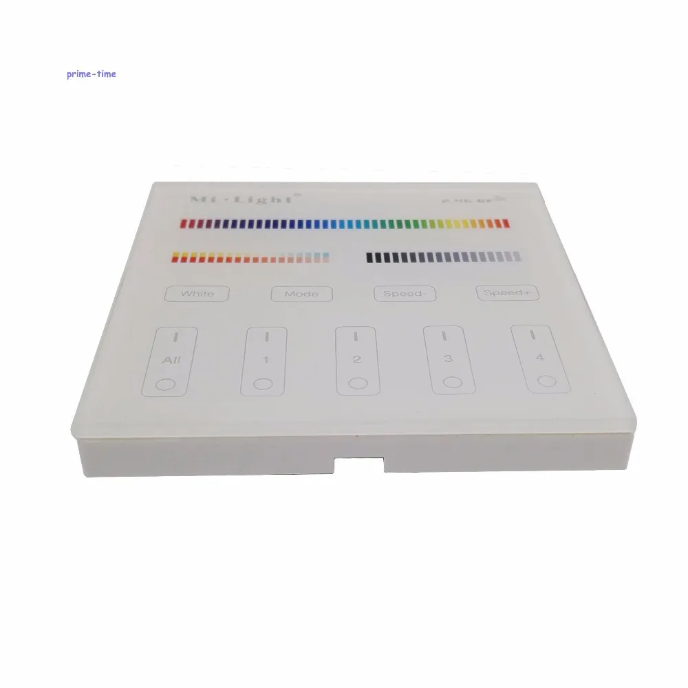 Ми. свет T4 4-зоны RGB+ CCT Smart Touch Панель пульт дистанционного управления настенное крепление AC110V или AC220V Вход 2.4 г Беспроводной как fut092