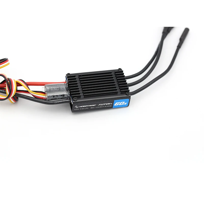 Регулятор скорости Hobbywing FlyFun V5 60A бесщеточный ESC 2 6S Lipo с функцией Део|Детали и