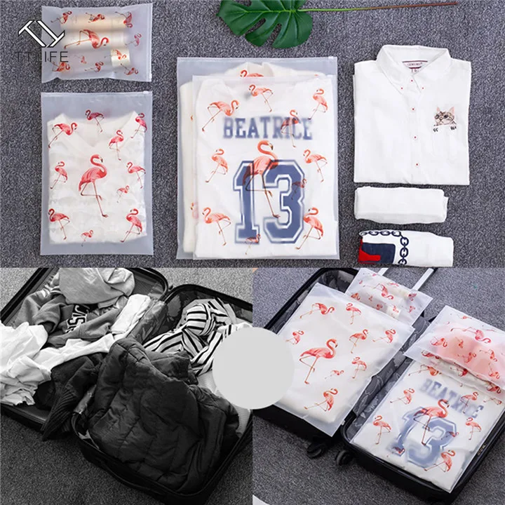 TTLIFE Фламинго прозрачная косметичка для одежды дорожный кейс косметики