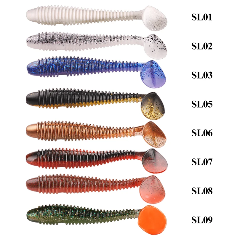 Мягкая рыболовная приманка Smart 10 шт./лот 12 см/12 г силиконовая с одним T образным