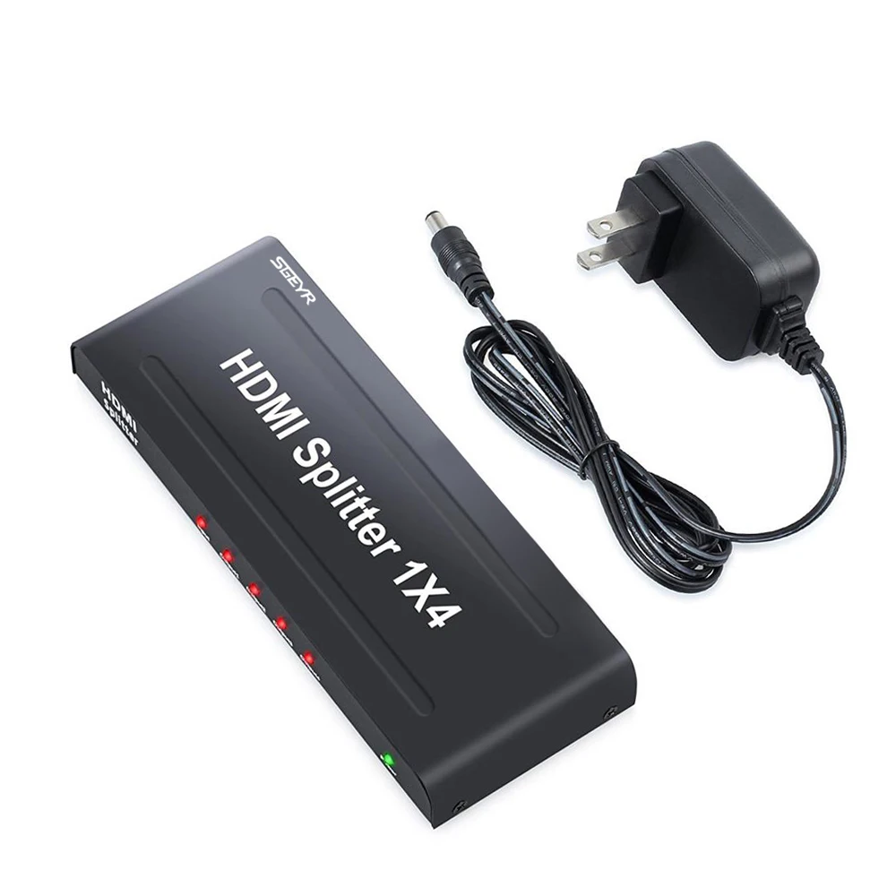 1x4 HDMI сплиттер SGEYR 4 полосный 1 вход выход Smart на Поддержка Full HD 1080P 3D мультимедиа|hdmi