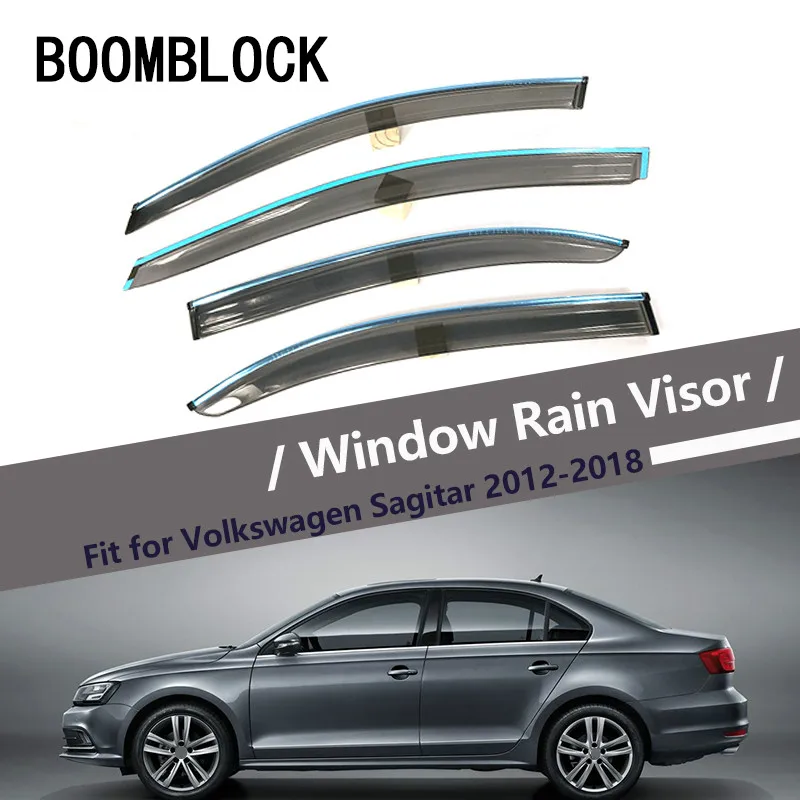 Высокое качество 4 шт. Дымовое окно дождевой козырек для VW Sagitar 2018 2017 2016 2015 2014 2013 2012