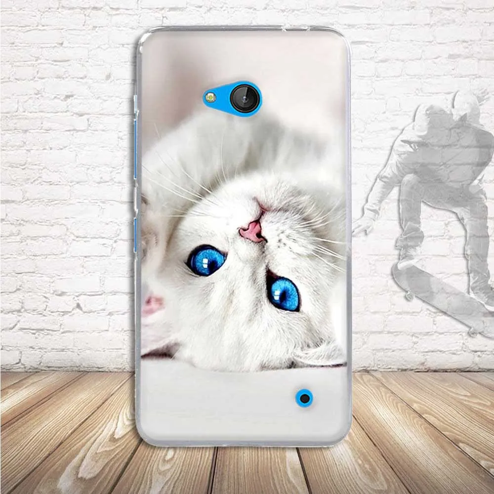 Мягкий чехол из ТПУ для Coque Microsoft Nokia Lumia 640 силиконовая задняя крышка Funda Capa|case for 7