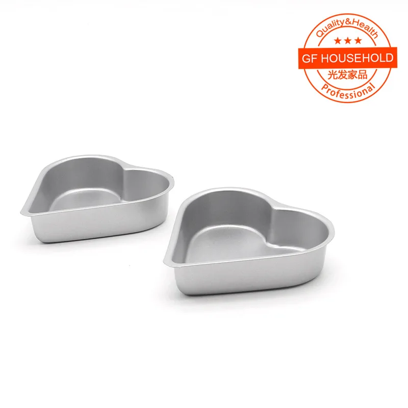 Антипригарная мини Сковорода в форме сердца 3 дюймовые тарты кексы пироги