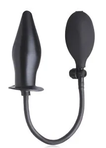 Hot sale Adult Sex Toys Silicone Inflatable Anal Plug Butt Stimulator Dildo For Women Ladies Product |