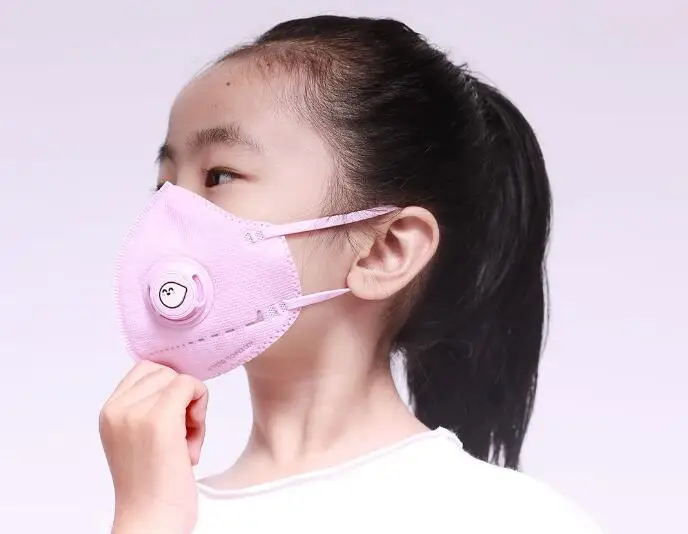 Xiaomi mijia Детские PM2.5 респиратор детская дыхательный клапан Анти-туман дышащий Анти-Туман Маска PM2.5 маска от пыли