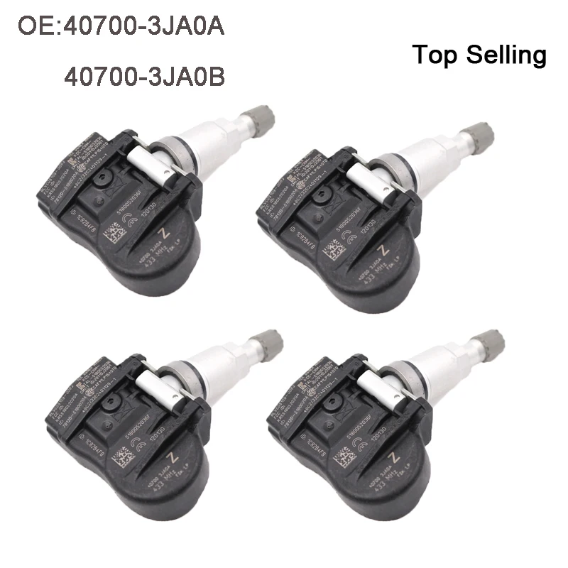 YAOPEI 4 шт. 40700-3JA0A система контроля давления в шинах TPMS сенсор 407003JA0A для Nissan Infiniti 433 МГц 40700-3JA0B 407003JA0B
