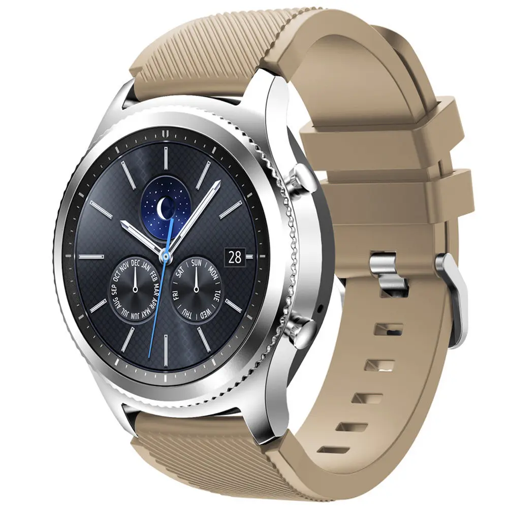 Ремешок для часов Gear S3 Frontier / Classic 22 мм мягкий силиконовый сменный Браслет