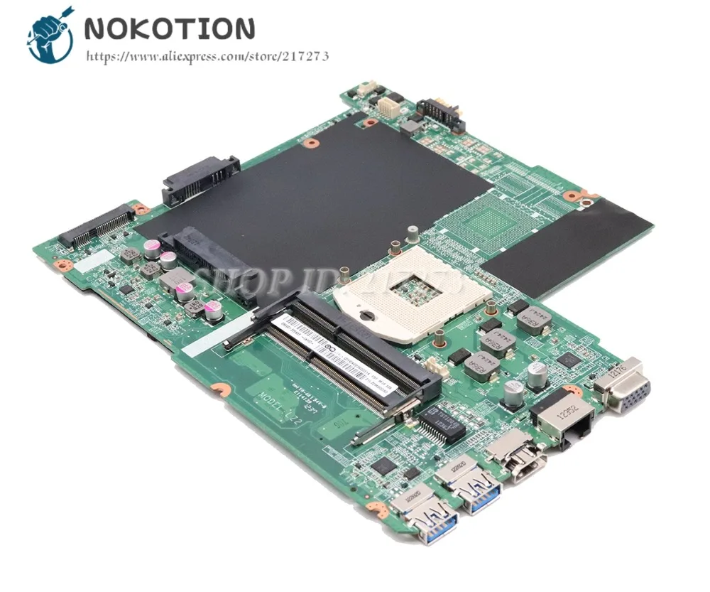 

NOKOTION DA0LZ3MB6G0 90000921 MAIN BOARD For Lenovo Z480 Laptop Motherboard HM76 GMA HD4000 DDR3