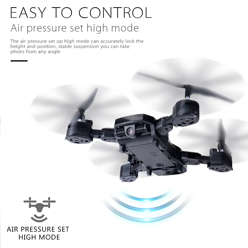 Wi-Fi FPV Дрон Квадрокоптер с дистанционным управлением с 2.0MP HD Камера 4 канала 2,4 ГГц 6-гироскоп для детей Дроны с Камера hd дроны profesionales