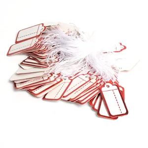 500 шт., этикетки из Красной бумаги для багажа