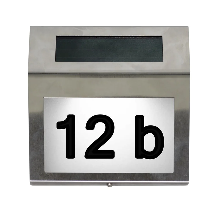 Открытый светильник ing Doorplate Солнечная лампа водонепроницаемый IP65 светодиодный солнечный светильник для наружного дома номер солнечной квартиры номер светильник