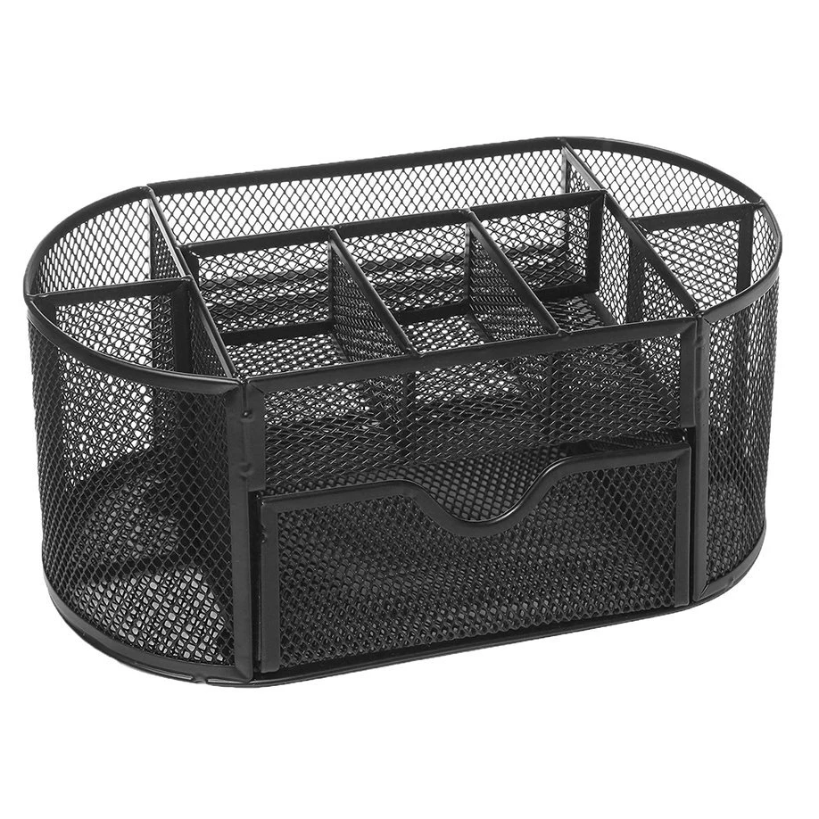 

Multi-functional 9 Components Table Metal Desktop Storage Box