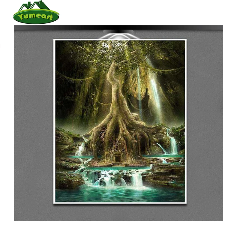 Алмазная вышивка 5D сделай сам картина для вышивки крестиком миф дерево пейзаж