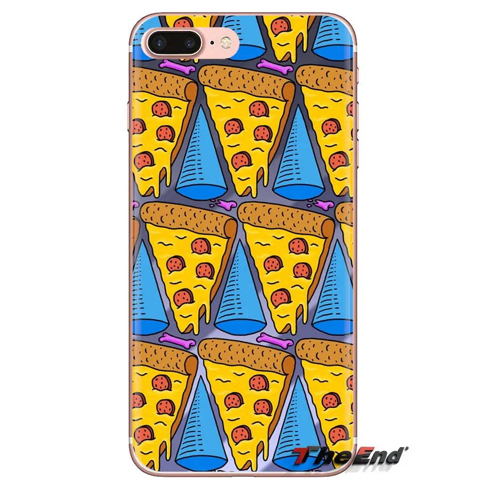Чехол TPU Delicious Pizza Donuts для Samsung Galaxy S3 S4 S5 Mini S6 S7 Edge S8 S9 S10 Plus Note 3 4 5 8 9.