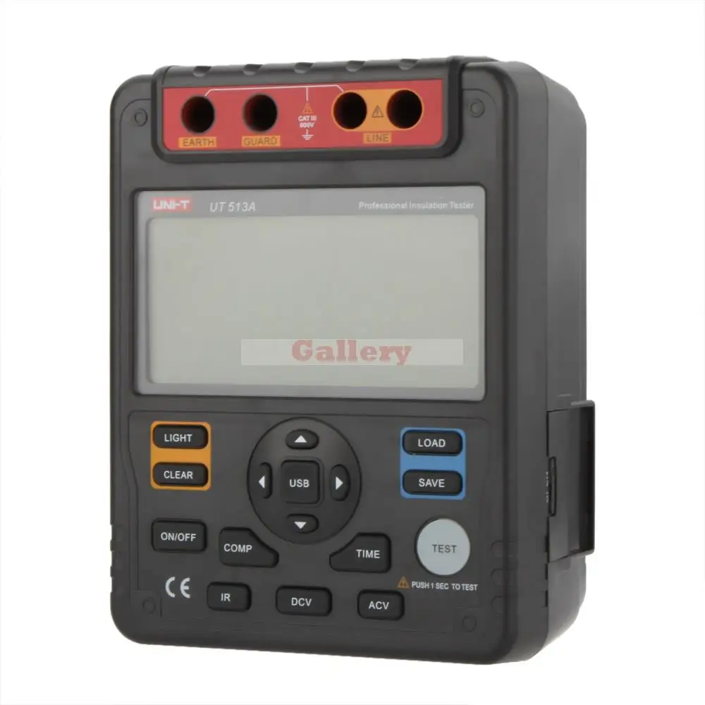 Цифровой тестер сопротивления изоляции Мегаомметр вольтметр 5000v 1000 W Usb